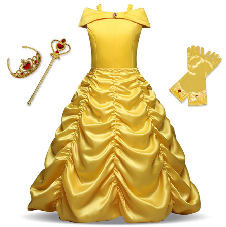 Vestido Princesa Branca de Neve – Infantil