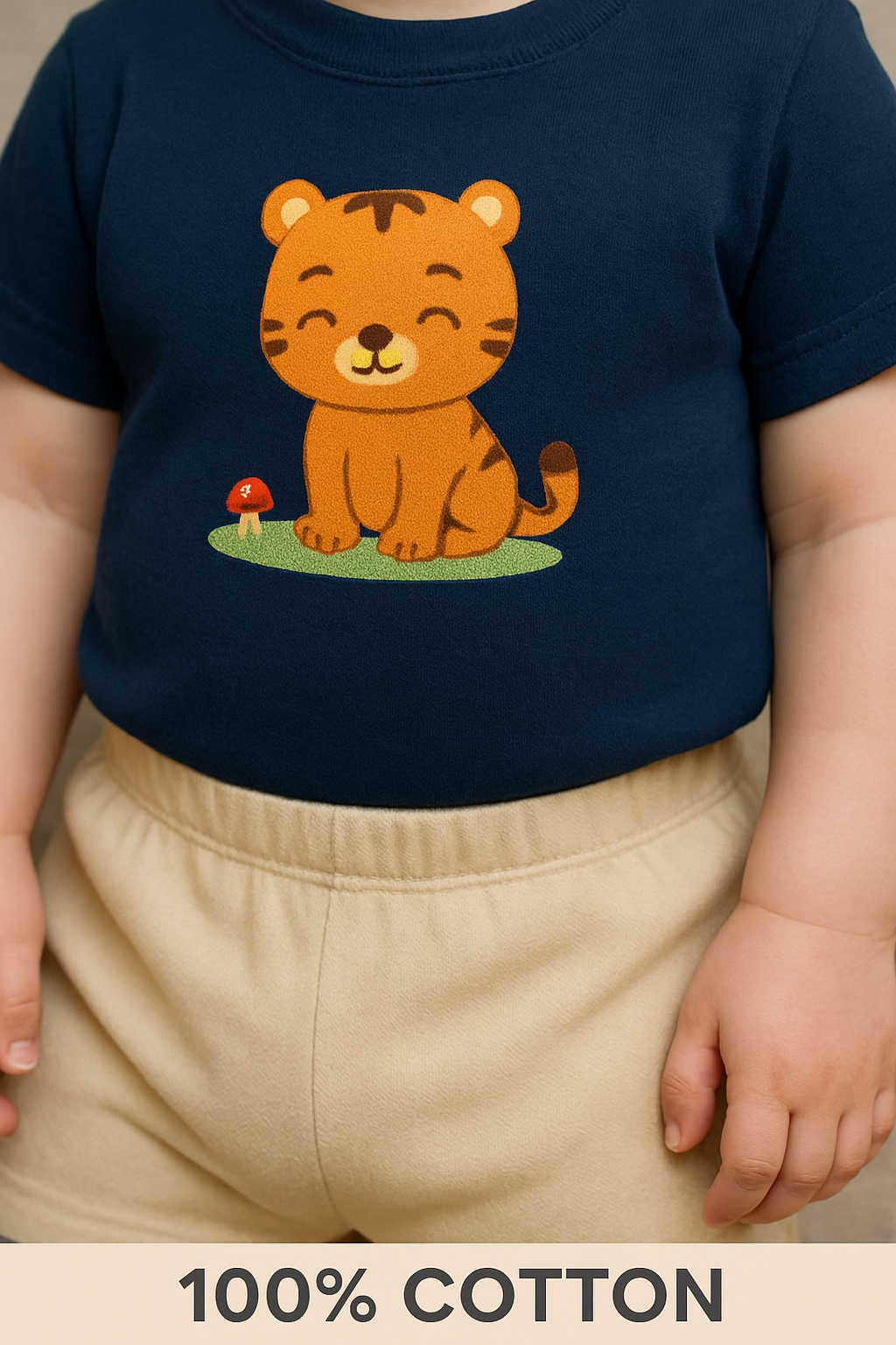 Conjunto Manga Curta - Tigre Gentil